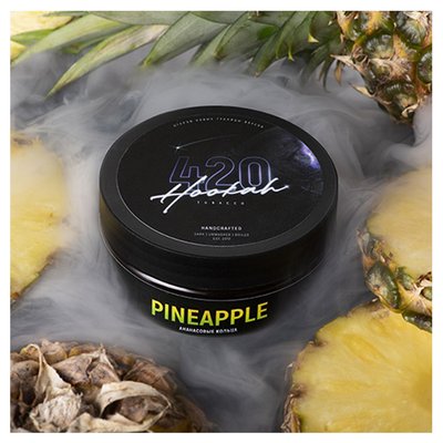 Табак 420 Pineapple (Ананас, 250 г) 6559 Фото Інтернет магазину Кальянів - Пахан