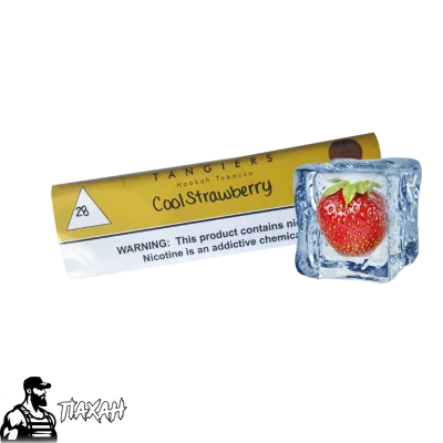 Табак Tangiers Noir Cool Strawberry (Клубника Лёд, 100 г)   20774 Фото Інтернет магазину Кальянів - Пахан