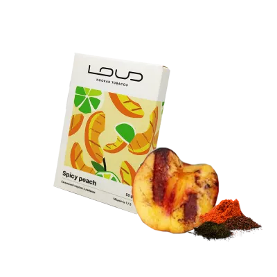 Тютюн Loud Light Spicy peach (Спайсі Персик, 50 г)   21375 Фото Інтернет магазина Кальянів - Пахан