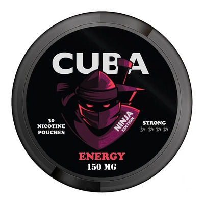 Снюс Cuba Ninja Energy 150 мг 545422 Фото Інтернет магазина Кальянів - Пахан