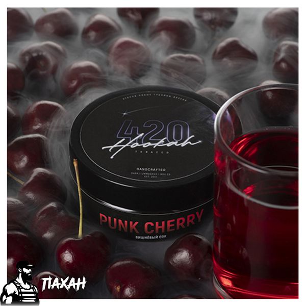 Табак 420 Punk Cherry (Вишня, 100 г) 5121 Фото Інтернет магазину Кальянів - Пахан