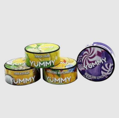 Набір з 4 нових смаків табаку Yummy по 100 г 22911 Фото Інтернет магазина Кальянів - Пахан