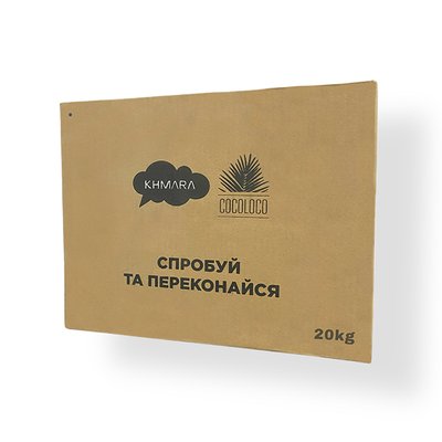 Кокосове вугілля оптом Khmara Cocoloco 20 кг 3089 Фото Інтернет магазина Кальянів - Пахан