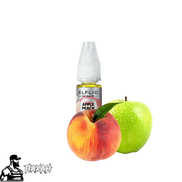 Жидкость Elfliq Apple Peach (Яблоко Персик, 10 мл) 19787 Фото Інтернет магазину Кальянів - Пахан