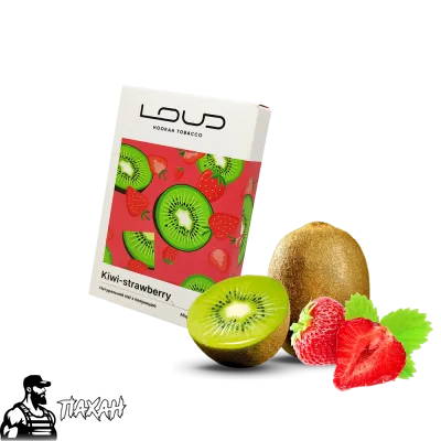Табак Loud Light Kiwi-strawberry (Киви Клубника, 50 г)   21370 Фото Інтернет магазину Кальянів - Пахан