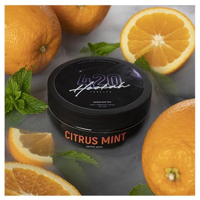 Табак 420 Citrus Mint (Цитрус Мята, 250 г) 7248 Фото Інтернет магазину Кальянів - Пахан