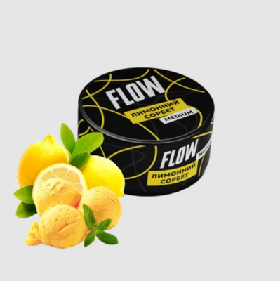 Табак Flow Лимонный Сорбет (100 г) 22730 Фото Інтернет магазину Кальянів - Пахан