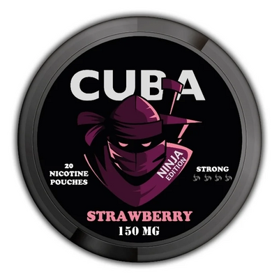 Снюс Cuba Ninja Strawberry 150 мг 4573457 Фото Інтернет магазина Кальянів - Пахан