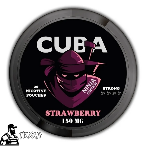 Снюс Cuba Ninja Strawberry 150 мг 4573457 Фото Інтернет магазину Кальянів - Пахан