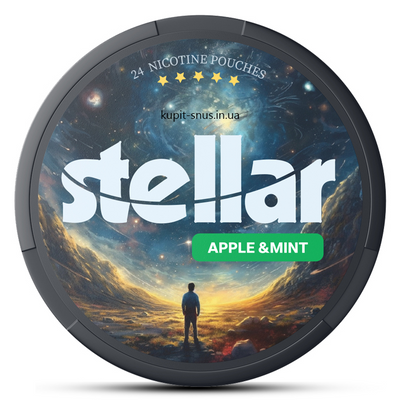 Снюс Stellar Apple Mint 8595 Фото Інтернет магазину Кальянів - Пахан