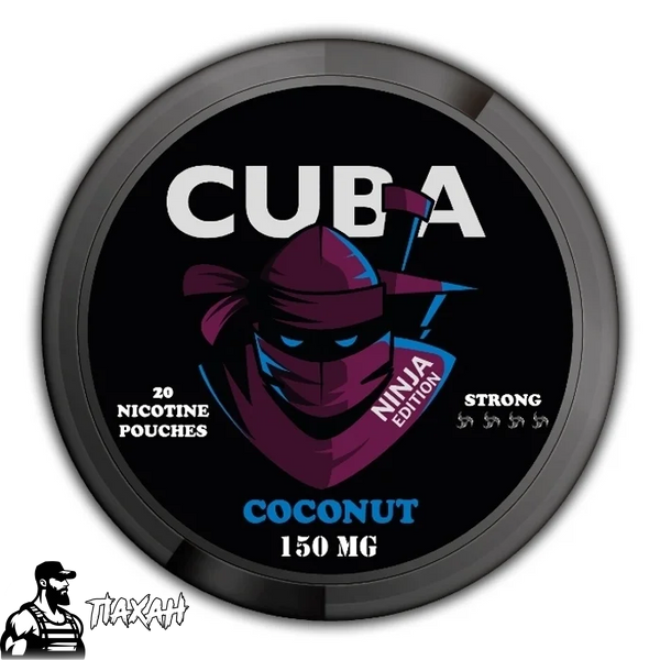 Снюс Cuba Ninja Coconut 150 мг 214124 Фото Інтернет магазина Кальянів - Пахан