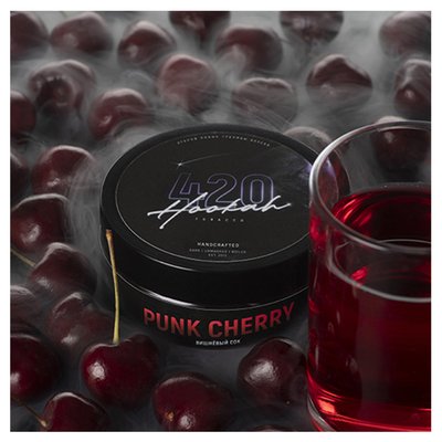 Табак 420 Punk Cherry (Вишня, 250 г) 6561 Фото Інтернет магазину Кальянів - Пахан